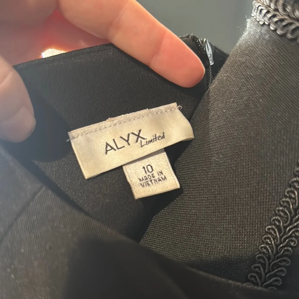 Alyx Black Sleeveless Sheath Mini Dress Cocktail